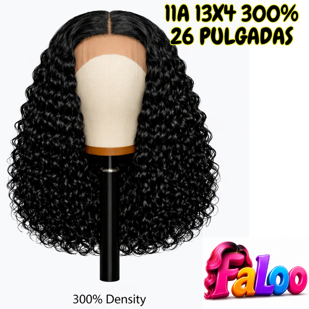 Onda Profunda 11A 13x4 300% 26" Negro FaLoo