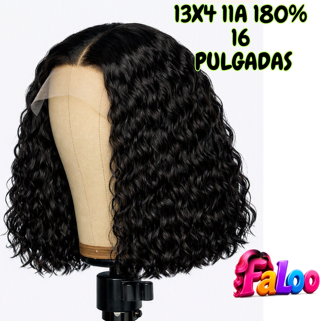 Onda Profunda 11A Bob 13x4 180% 16" Negro FaLoo