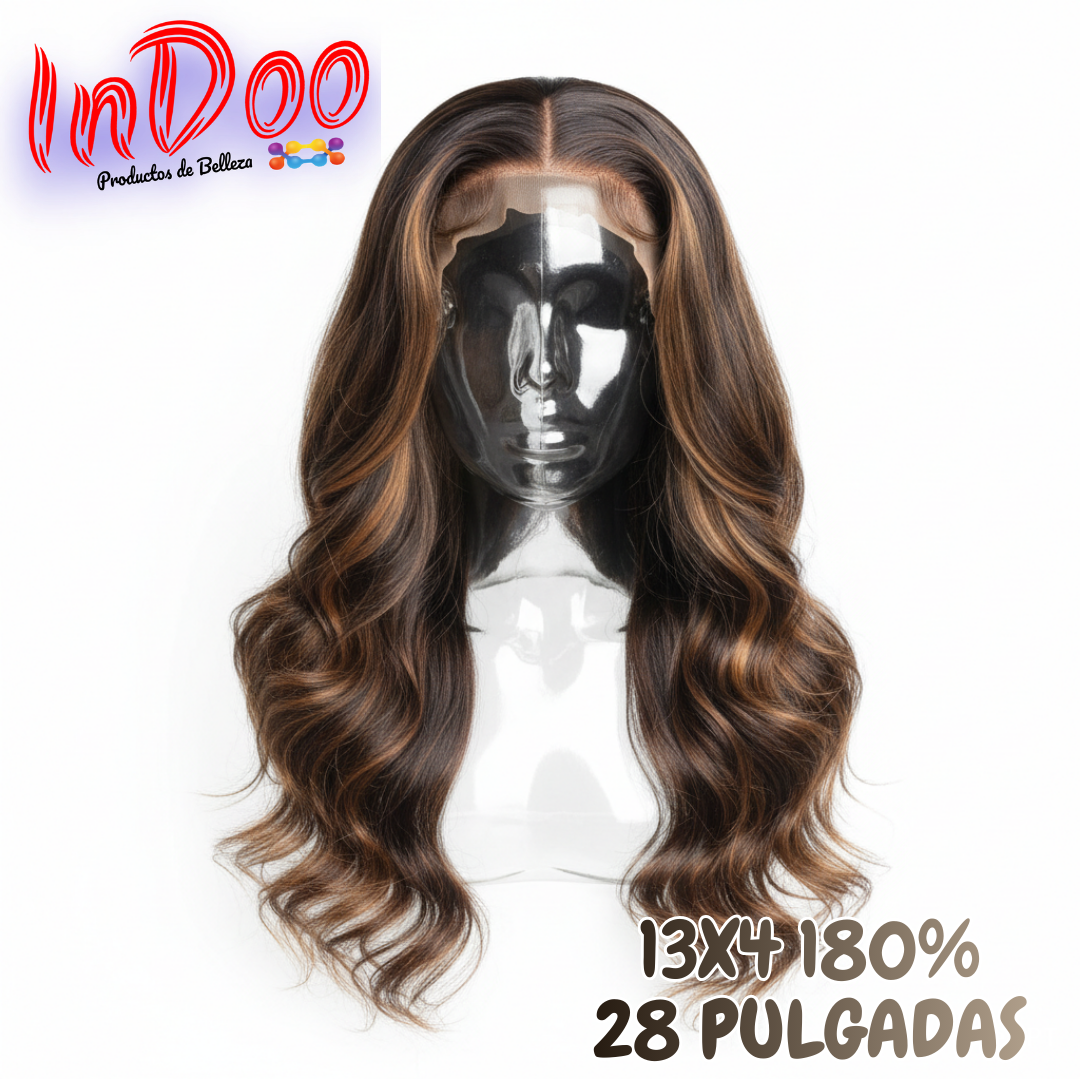 13x4 180% 28" #4/27 Highlights Ondulado InDoo