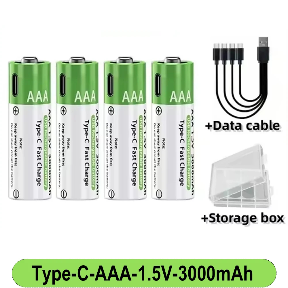 1 x USB Bateria AAA 3800mah