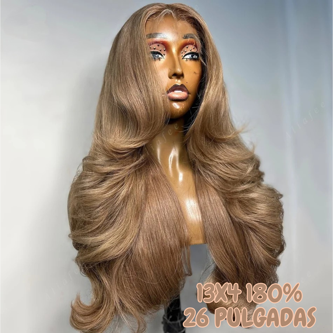 13x4 180% 26" Te con Leche Ondulado Aliafee
