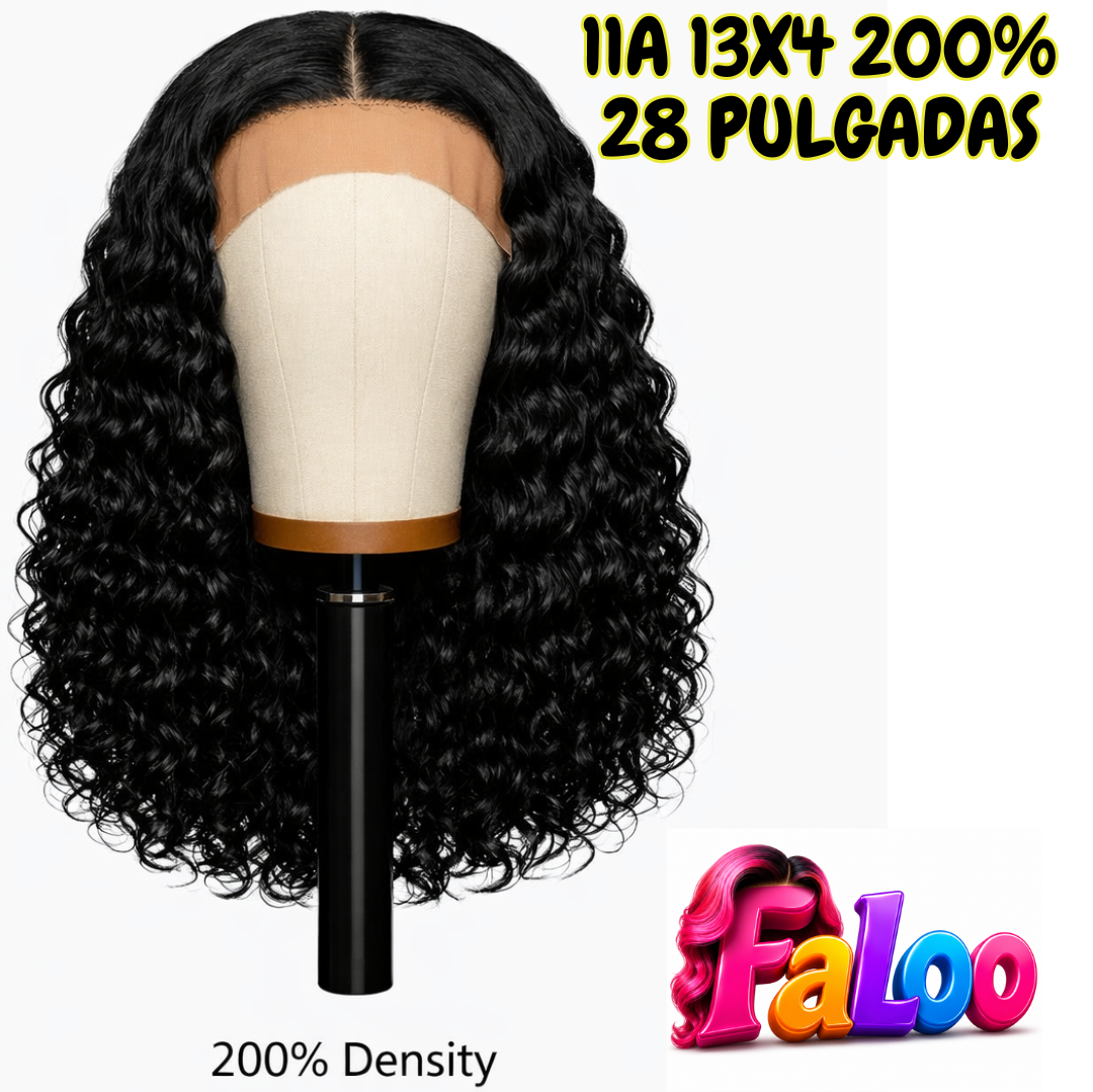 Onda Profunda 11A 13x4 200% 28" Negro FaLoo
